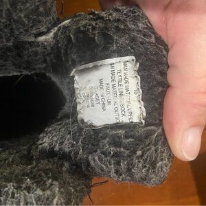 Kids Black Snow Boots